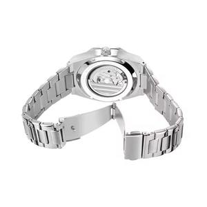 Montres Hip Hop de Luxe VVS Moissanite à Mouvement Automatique, Gravure Personnalisée, Entièrement Serties de Diamants Faits Main - Product Image 1
