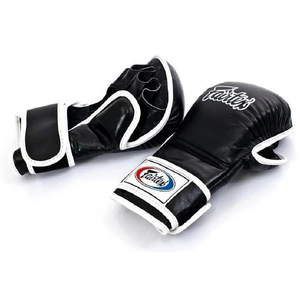 Guantes de Boxeo Fairtex Mma Shooter de Primera Calidad, Color Negro, Cuero Profesional, para Entrenamiento de Lucha Mma, Artes Marciales - Product Image 6