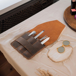 Bolsa de cuero personalizada OEM/ODM para herramientas de carpintería, resistente, con cierre de gancho y bucle, a la venta a precio asequible. - Product Image 6