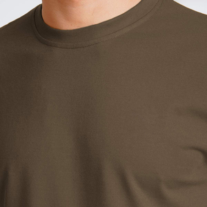 T-shirts pour hommes de qualité supérieure, 100% coton, imprimés sur mesure, anti-rétrécissement, manches courtes, coupe classique, qualité en gros, OEM personnalisé - Product Image 5
