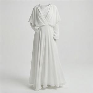 Abayas de manga larga transpirables de secado rápido más vendidas al por mayor para mujer, abaya musulmana de color sólido en venta, ropa islámica modesta - Product Image 1