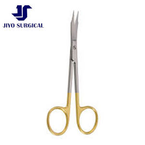 Tijeras Quirúrgicas Goldman Fox de Calidad A+, 13 cm, Rectas y Curvas, para Cortar Tejido Gengival, Instrumento Quirúrgico Dental - Product Image 4