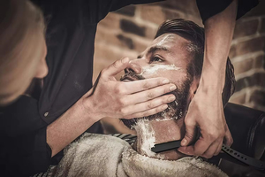 Navaja de Barbero Nueva Personalizada, Navaja Recta 2 en 1 de Alta Calidad, Herramienta de Afeitado con Empaque de Cuero y Logotipo Personalizado Subhan - Product Image 4