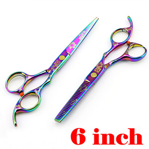 2026 Professional 4cr13 Stainless Steel Straight Right Handed <b>Barber</b> Scissors Sharp <b>Blade</b> Salon Beauty Hair Cutting Scissors - Product Image 6