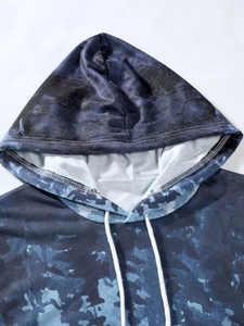 Survêtement décontracté à capuche pour homme, style hiver, couleur unie, sublimation, polyester/coton durable, couleurs personnalisées et utilisation en extérieur - Product Image 3