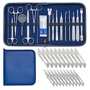 Kit de dissection par Medivolve pour les étudiants en médecine et en médecine vétérinaire, approuvé CE ISO, outils de dissection chirurgicale manuels en acier inoxydable de classe I - Product Image 1