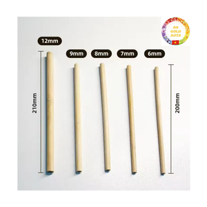 <b>Bamboo</b> Drinking <b>Straws</b> | Handmade Organic Reusable Eco <b>Straws</b> 8 Inch Wholesale OEM - Product Image 4