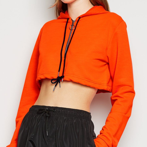 Sudadera Corta de Manga Larga Informal de Invierno con Logotipo Personalizado de Alta Calidad para Mujer, para Uso en el Gimnasio - Product Image 6