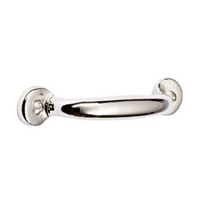 Poignée de meuble ronde en nickel, personnalisable, pour chambre et cuisine, poignée de tiroir en T, nickelée en métal - Product Image 1