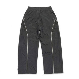 High Sales Custom Logo Black With Panels Men's Nylon <b>Wind</b> <b>Breaker</b> Pants Sets For Summer Quick Dry Vintage Set Streetwear Jackets - Product Image 5