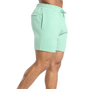 Pantalones Cortos Deportivos para Hombre, Corte Ajustado, 7 Pulgadas, Ligeros, para Entrenamiento, Running y Fitness, Color Verde Menta - Product Image 3