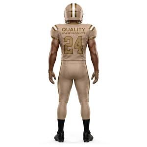 Uniforme de Fútbol Americano para Equipos Juveniles, Uniformes de Fútbol Personalizados con Nombres y Números, Envío Rápido a Todo el Mundo, Talla OEM - Product Image 2
