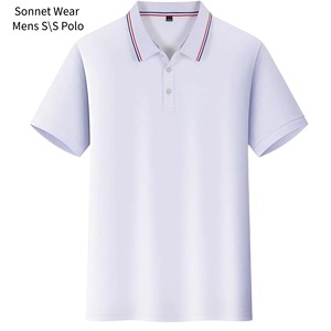 Chemises polo pour hommes, chemises décontractées pour hommes, coupe ajustée, séchage rapide - Product Image 2