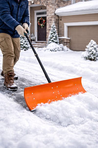Pousse-neige robuste avec lame de 78 cm et poignée en D, pelle à neige en acier pour allée et trottoir, outils d'hiver ODGWTO004 - Product Image 2