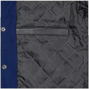 Fabricants fiables fournissent des vestes de baseball classiques de style Letterman, des designs modernes attrayants, logo sur le devant en toile, services OEM ODM. - Product Image 6