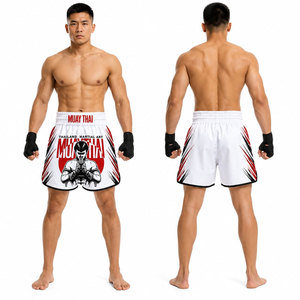 Pantalones Cortos de Muay Thai para Mujer, Más Vendidos, Suaves, OEM, al por Mayor, de Secado Rápido, Transpirables, Ropa de Gimnasio, Pantalones Cortos de Kick Boxing y Muay Thai para Mujer - Product Image 2