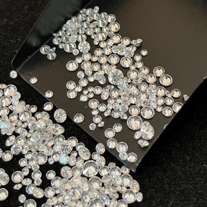 Diamant de laboratoire cultivé CVD, taille brillant rond, 3 mm, clarté VVS-VS, couleur DEF blanche, pour la fabrication de bijoux, prix de gros - Product Image 3