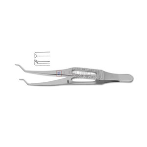 Pinzas FUCHS Capsular Forceps de 7.0cm, Pinzas Gills Hess Iris, Instrumentos Médicos Quirúrgicos Premium, Equipo Duradero para Cirugía Oftálmica - Product Image 1