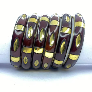Bracelets de qualité supérieure plaqués or, de forme ronde et au look tendance, en vente par des exportateurs indiens, artisanat métallique en promotion. - Product Image 1
