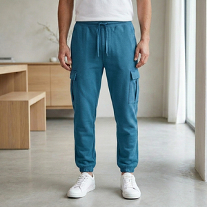 Pantalones Jogger Holgados Personalizados al por Mayor para Hombre, Estilo Urbano, con Ribete Personalizado, Cómodos y Casuales para Otoño - Product Image 6