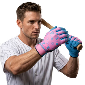 Professional Customizable Baseball Gloves Leather Soft Lightweight Antislip Durable Custom Logo Wholesale Price Wood - Product Image 1
