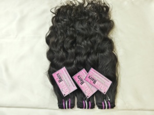 Cabello Humano Natural al por Mayor, Grado A, Cabello Indio 100% Natural con Textura Ondulada, Cabello Humano Sin Procesar, Extensiones de Cabello con Doble Trama, Ondas Suaves - Product Image 5