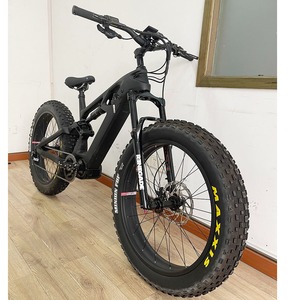 Bicicleta Eléctrica Urbana con Suspensión Completa y Neumáticos Anchos, Motor Central Bafang M620 de 48V 1000W, Bicicleta Eléctrica de Fibra de Carbono - Product Image 1