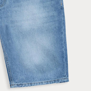 2026 Wholesale Loose Fit Denim Shorts <b>Men</b> Knee Length Blue <b>Jeans</b> 100% Cotton Breathable Quick Dry OEM Service Reasonable Price - Product Image 3