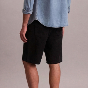 Shorts en jean pour homme de haute qualité, coupe classique avec poches, 100% coton, vêtements de mode d'été - Product Image 5