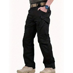 Nuevo Diseño de Pantalones Cargo para Hombre, Personalizados, con Múltiples Bolsillos, Cintura Elástica, Estilo Táctico, Ropa de Trabajo, Moda Casual Masculina - Product Image 2