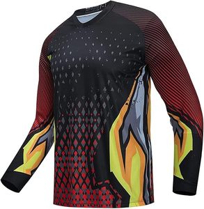 Maillot de cyclisme pour hommes, taille plus, coupe-vent, respirant, séchage rapide, manches longues, pour l'extérieur, automne - Product Image 2