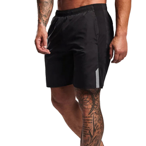 Proveedor Mayorista de Ropa Deportiva, Pantalones Cortos de Entrenamiento de Secado Rápido con Paneles de Malla de Longitud Media, Pantalones Cortos Deportivos con Estampado Personalizado - Product Image 6
