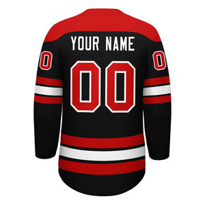 Maillot de hockey sur glace personnalisé avec logo, uniforme d'équipe pour les entraînements et les matchs de ligue, maillot de hockey sur glace de haute qualité et performant - Product Image 2