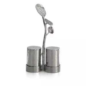 Skies Trader Creative Hugging Face Art <b>Salt</b> and Pepper Shakers Set Modern Abstract Metal Cruet Table Spice Dispenser - Product Image 4