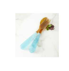 ชุดช้อนตักสลัดดีไซน์เนอร์คุณภาพสูง ช้อนเสิร์ฟรักษ์โลก อุปกรณ์ครัวหรูหรา ชุดช้อนส้อมสำหรับใช้ในบ้าน - Product Image 2