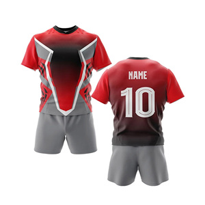Conjunto de Camiseta de Rugby para Hombre, Manga Corta, Absorbente de Humedad, Talla Adulto, Todas las Temporadas - Product Image 3