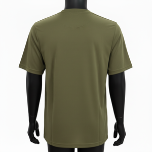 Camiseta de algodón personalizada para hombre, de manga corta, cuello redondo, con logo frontal, en blanco, de alta calidad, transpirable, precio al por mayor - Product Image 4