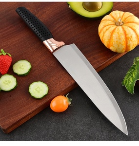Ensemble de couteaux en acier inoxydable 7 pièces avec support rotatif, ensemble combiné de couteaux de cuisine et de couteaux à fruits pour la maison - Product Image 4