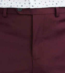 Pantalon de bureau léger coupe droite taille mi-haute avec poches, style décontracté streetwear, pour homme d'affaires, printemps, couleur unie - Product Image 3