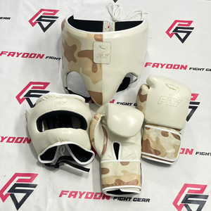 Guantes de Boxeo Personalizados con Diseño de Camuflaje, Correa Ajustable, Guantes de Boxeo Profesionales OEM de Cuero Vacuno Auténtico - Product Image 6