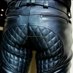 New Design Plus Size Custom Made Leather Pants Waterproof Breathable Motorbike Racing Leather Pant - Product Image 3
