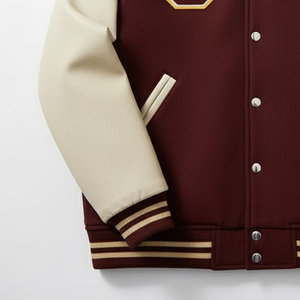 Custom Logo Wool <b>Baseball</b> Hooded Varsity <b>Jacket</b> <b>For</b> <b>Men</b> High Quality Winter Wear <b>Men</b> Hooded Letterman <b>Jackets</b> - Product Image 3