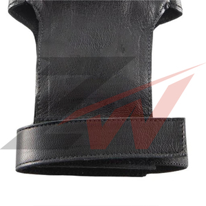 Guantes de Tiro con Arco de Cuero con Protección para 3 Dedos, Diseño Superior, para Deportes, con Correa Ajustable de Gancho y Bucle en la Muñeca, Protección Completa para los Dedos - Product Image 4