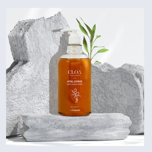Gel douche parfumé aux agrumes Keulroa Kloa Vital de Truezyme 800ml, gel lavant pour le corps au néroli, parfum agréable - Product Image 5