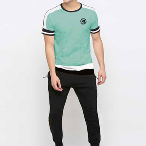 T-shirt imprimé en coton 100% pour homme, coupe ample, confortable et tendance, taille personnalisée, faible MOQ. - Product Image 4