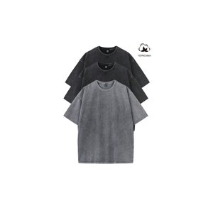 Wholesale Unisex High Quality Blank Stone Washed Hip Hop <b>T</b>-<b>shirt</b> Oversized 100% Cotton Acid Wash Custom Vintage <b>T</b> <b>Shirt</b> - Product Image 4