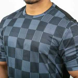 Camiseta Deportiva 100% Poliéster para Exteriores, Nueva Moda 2026, Camiseta Ligera para Hombre, de Alta Calidad, para Correr, con Hombros Caídos - Product Image 3