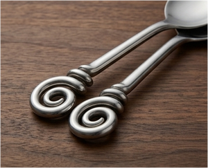 Pure And Polished Stainless Steel <b>Salad</b> <b>Tools</b> <b>Salad</b> Server With Designer Handles For Household Restaurants Hotel And Resort - Product Image 2