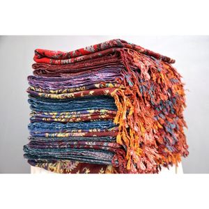 Écharpe en soie douce et luxueuse pour femme, châle long et léger, élégant et stylé, imprimé, tendance, pour couvrir les épaules, le cou et la tête - Product Image 5