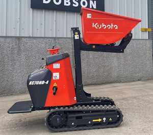 New Kubota KC70H-4 Mini <b>Tracked</b> Dumper 700kg Capacity Hydrostatic Crawler Carrier Front Loader Hydraulic <b>Pump</b> Agriculture - Product Image 4